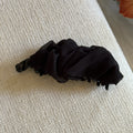 Elegant Polka Dots Ruffled Banana Hair Clip 8AS6HCP385L