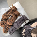 Leopard Bow Socks - DippedShop Wholesale - #8163