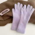 Knit Long Finger Gloves - DippedShop Wholesale - #3667