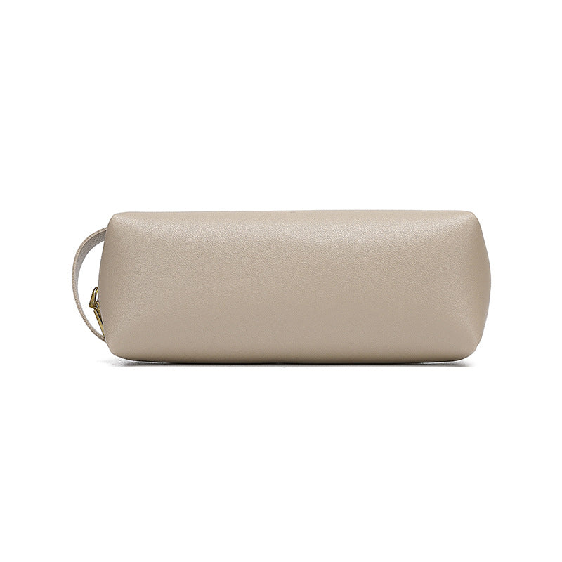 Minimalist Large Capacity PU Pencil Case with Handle 6S10BOB1055