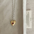 Red Zirconia Heart Choker - DippedShop Wholesale - #4675