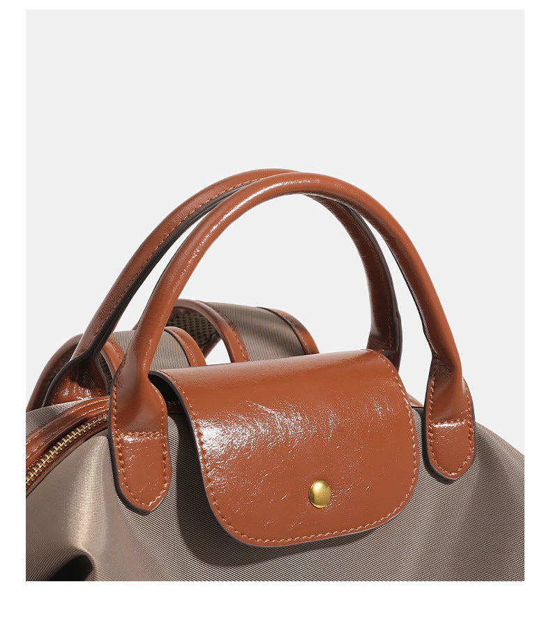 Luxury Color Block Nylon Backpacks 6S10BBG1425