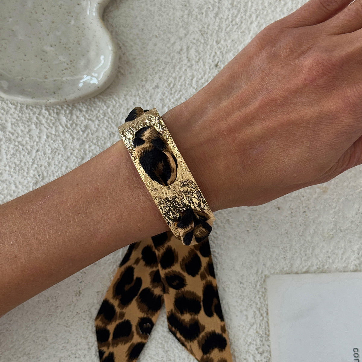 Vinatge Leopard Print Scarf Ho - DippedShop Wholesale - #3747