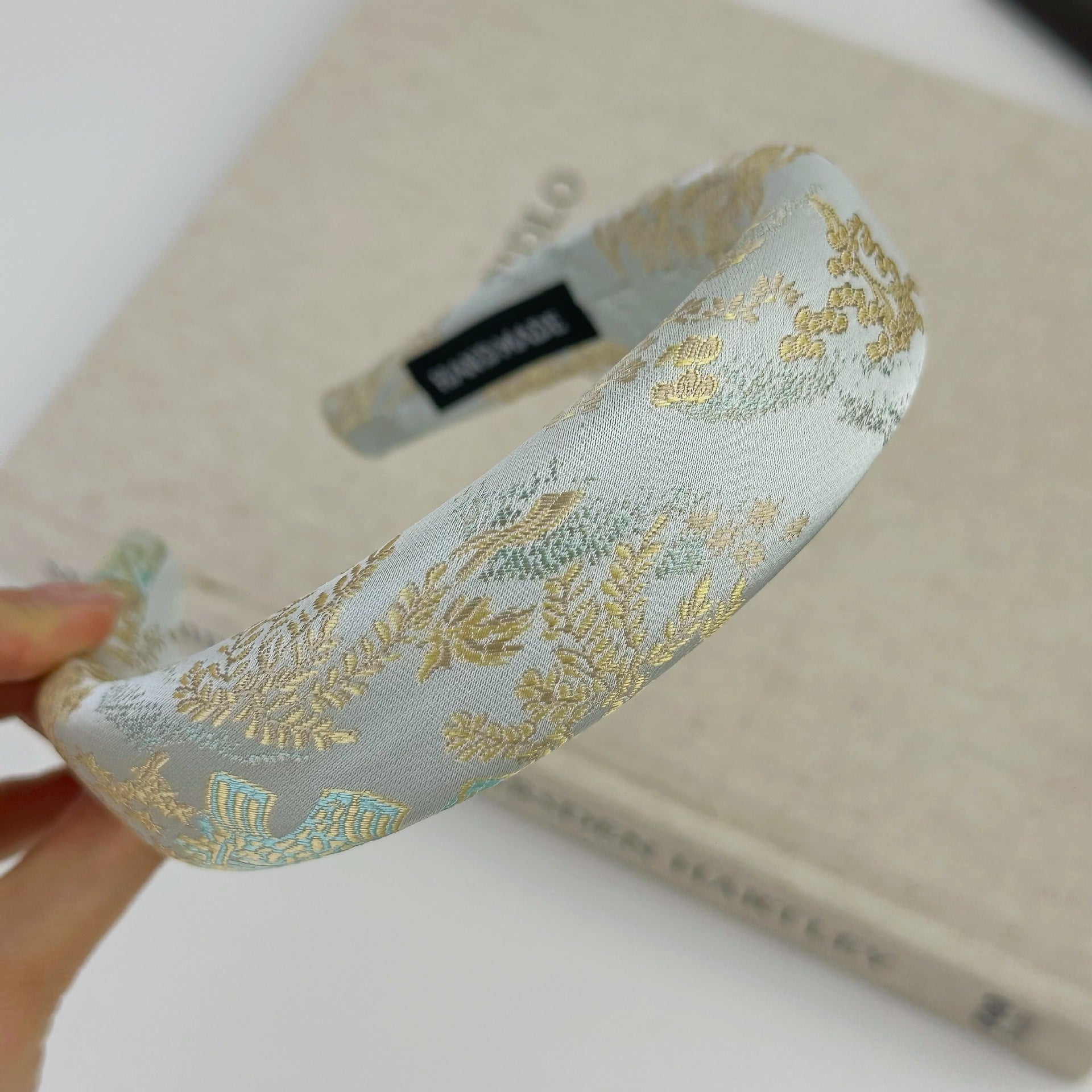 Embroidered Flower Hairband - DippedShop Wholesale - #5715