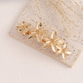 Fashion Metal Gold Flower Hair Claw Clip MK2MBEP6W6HCP379