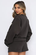 Letter Print Sweatshirt Set - DippedShop Wholesale - #1875
