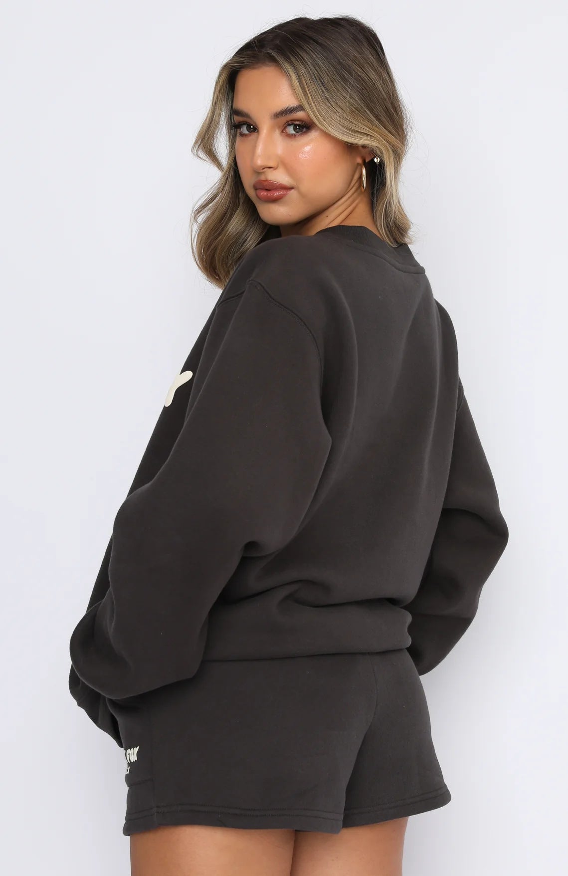 Letter Print Sweatshirt Set - DippedShop Wholesale - #1875