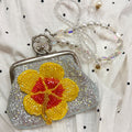 Glitter Flower Coin Purse - DippedShop Wholesale - #8243