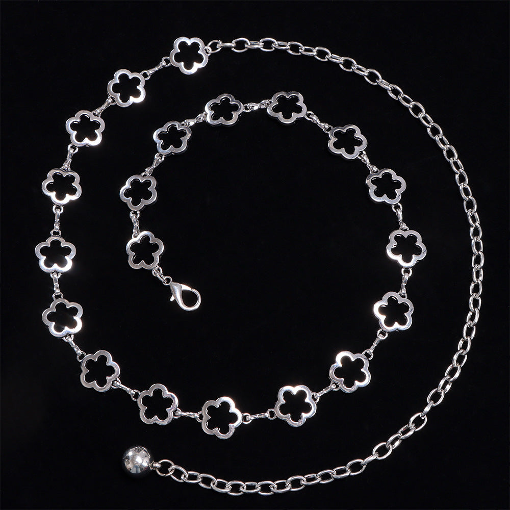 Stylish Hollow Flower Chain Wa - DippedShop Wholesale - #1939