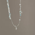 Crystal Shell Pendant Necklace - DippedShop Wholesale - #9123