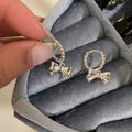 Bow Knot Huggie Earrings - DippedShop Wholesale - #1875