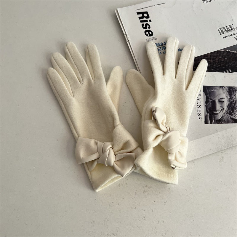 Elegant Bow Knot Warm Touchscreen - DippedShop Wholesale - #3955