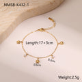 Delicate Gold-Tone Zircon Star - DippedShop Wholesale - #6387