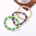 Boho Style Wood Beaded Chain Bracelets 6W6JBR626