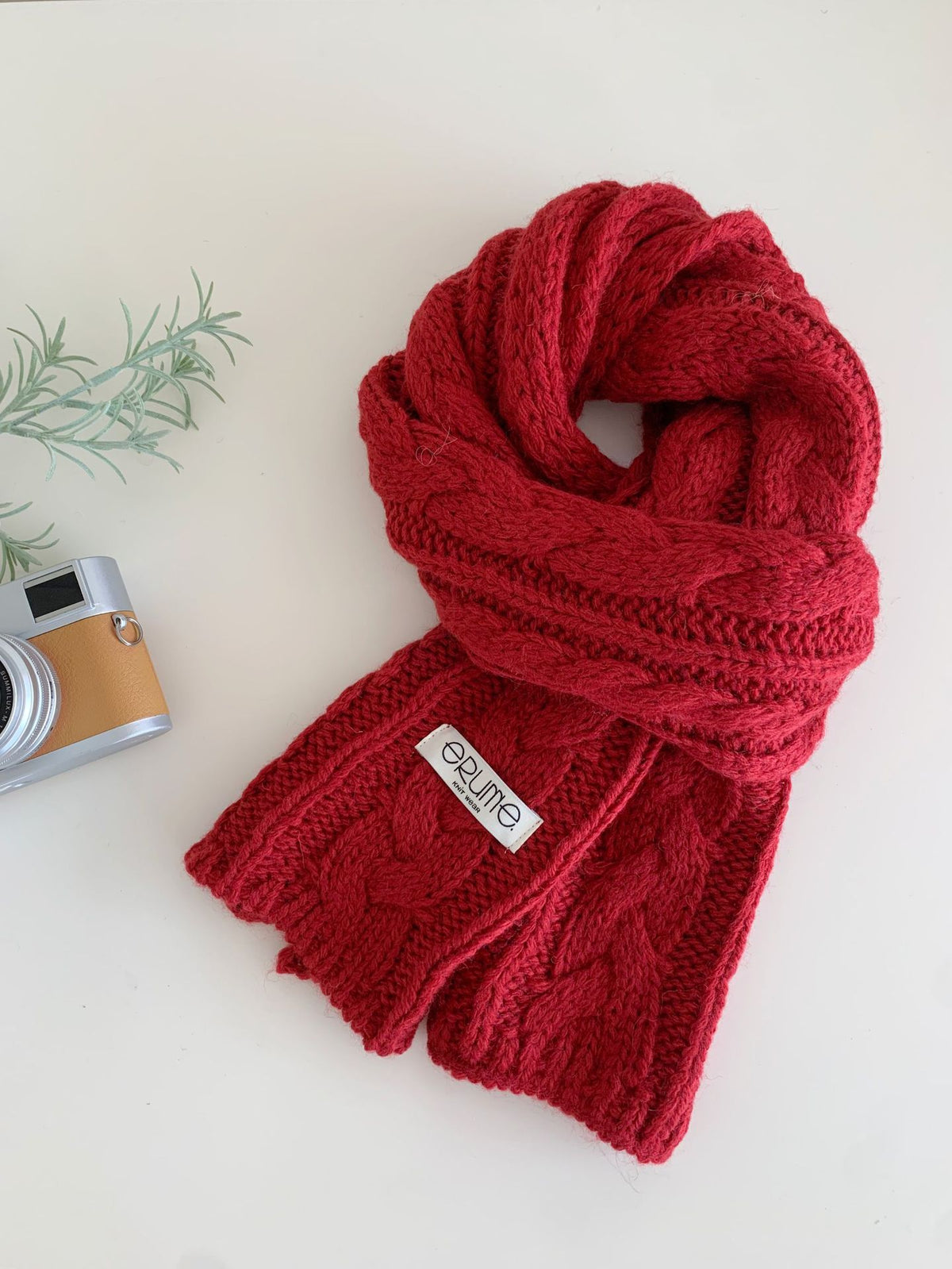 Chunky Cable Knit Scarf - DippedShop Wholesale - #4643