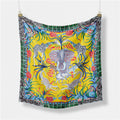 Animal Print Silk Scarf - DippedShop Wholesale - #1939