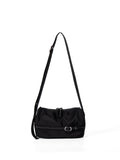 Simple Solid Color Nylon Crossbody Bag 6W10BBG1365