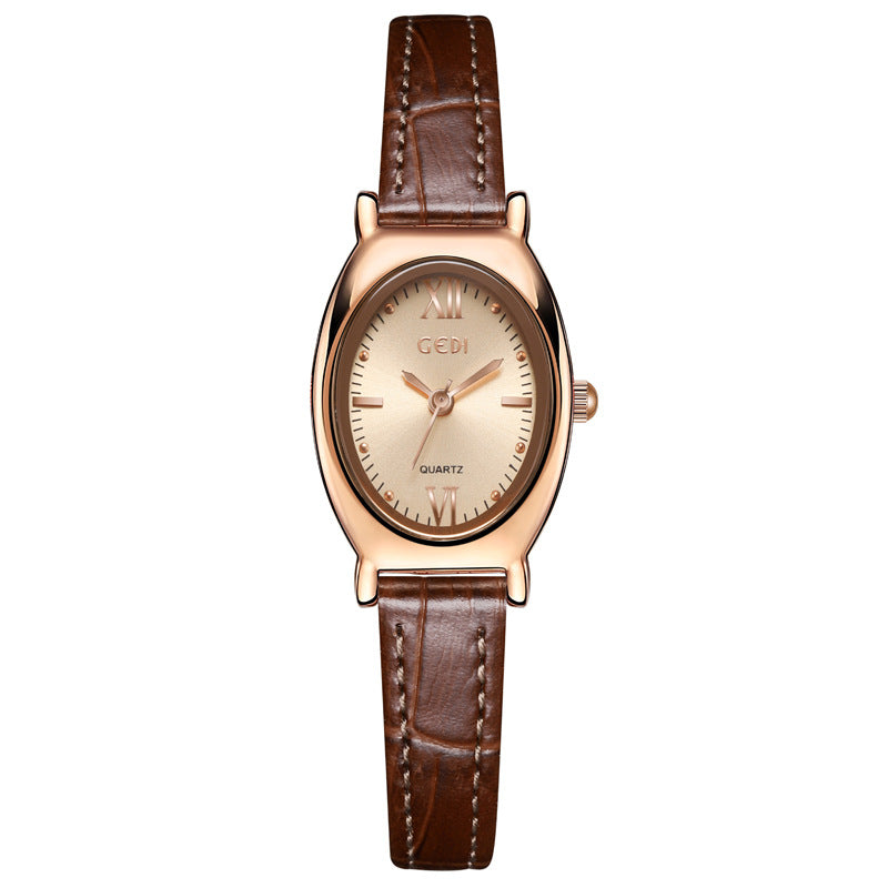 Elegant Oval Dial Analog Quartz Wrist Watch MK2SSAS6W6JWA06