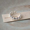 Gold Heart Zircon Open Ring - DippedShop Wholesale - #7891