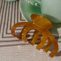Trendy Pumpkin Strong Hold Acetate Hair Claw 8AS6HCP288L