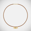 Trendy Gold Plated Pendant Choker Necklace 6W6JNC377L