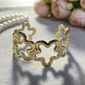 Retro Leopard Print Open Cuff - DippedShop Wholesale - #5075