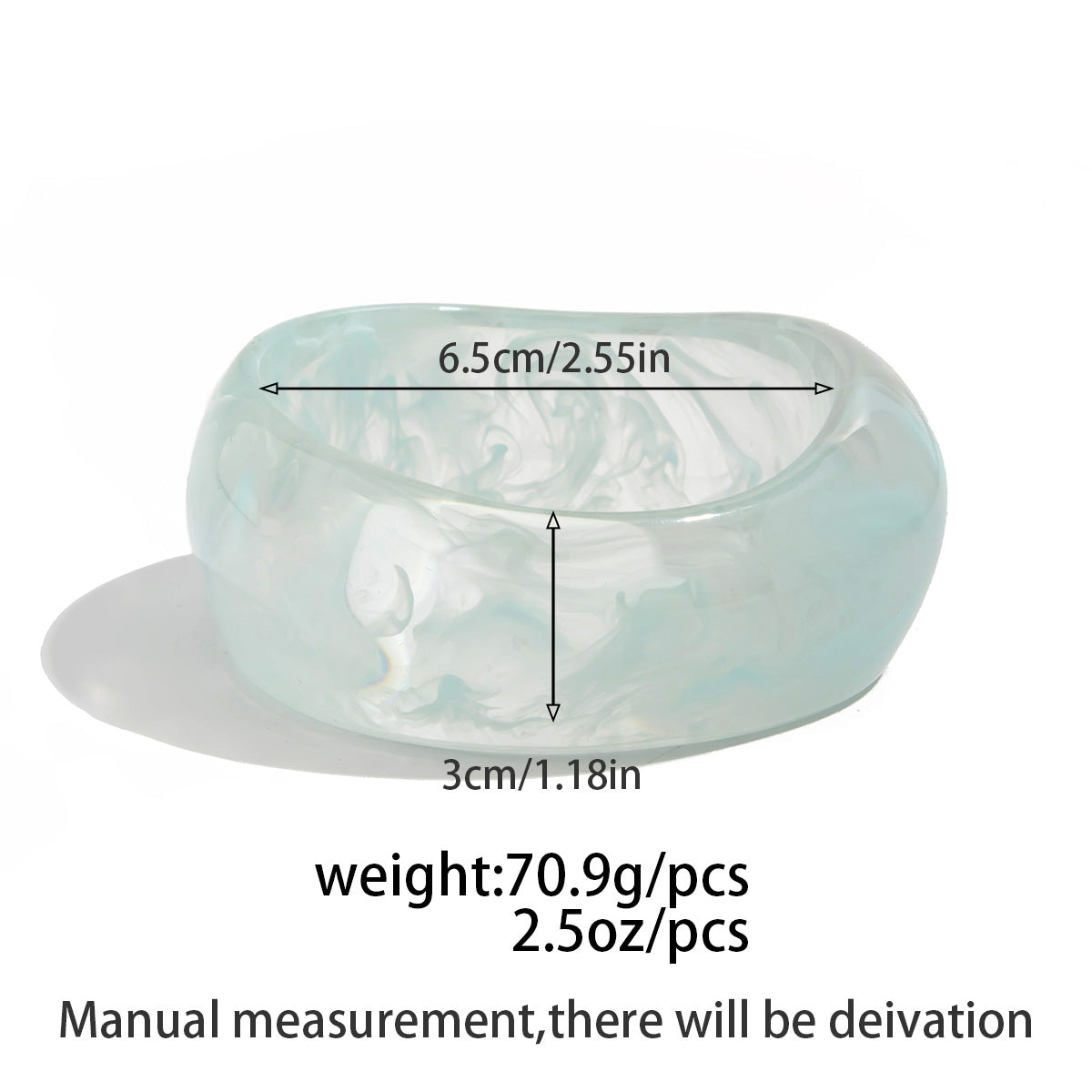 Minimalist Resin Bangle - DippedShop Wholesale - #6867