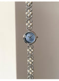Elegant Pearl Gold Analog Quartz Bnagle Watch MK2SSAS6W6JWA01