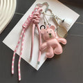 Cute PU Bear Pendant Keychain Bag Charm 6W10BBC375