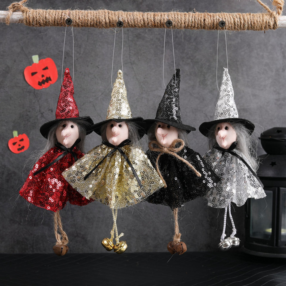 Halloween Sequin Witch Party Doll DPJD2623