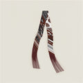 Horse Print Tassel Silk Scarf - DippedShop Wholesale - #4083