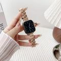 Elegant Irregular Metal Link Watch Band 6W6JWA104