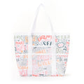 Trendy Mesh Leaf Print Multi-Pockets Storage Bag 8BW6BOB88T