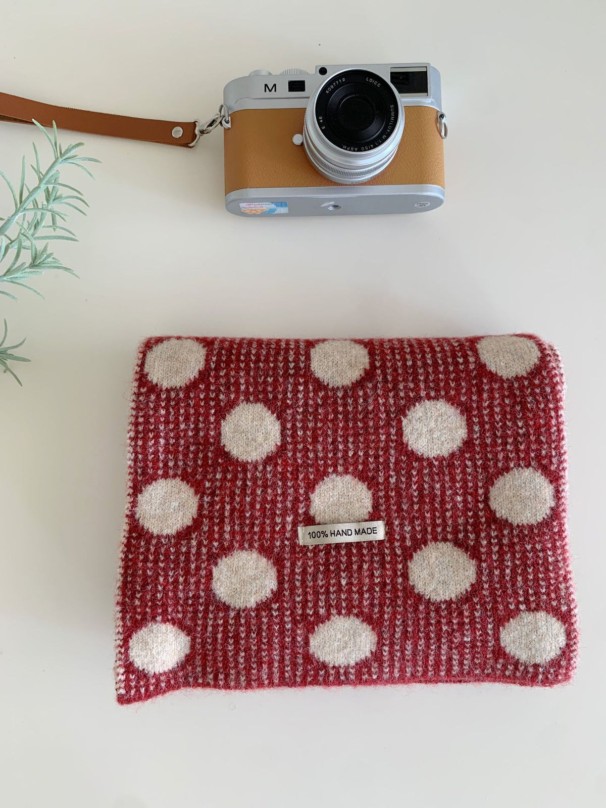 Polka Dot Knit Scarf - DippedShop Wholesale - #8307