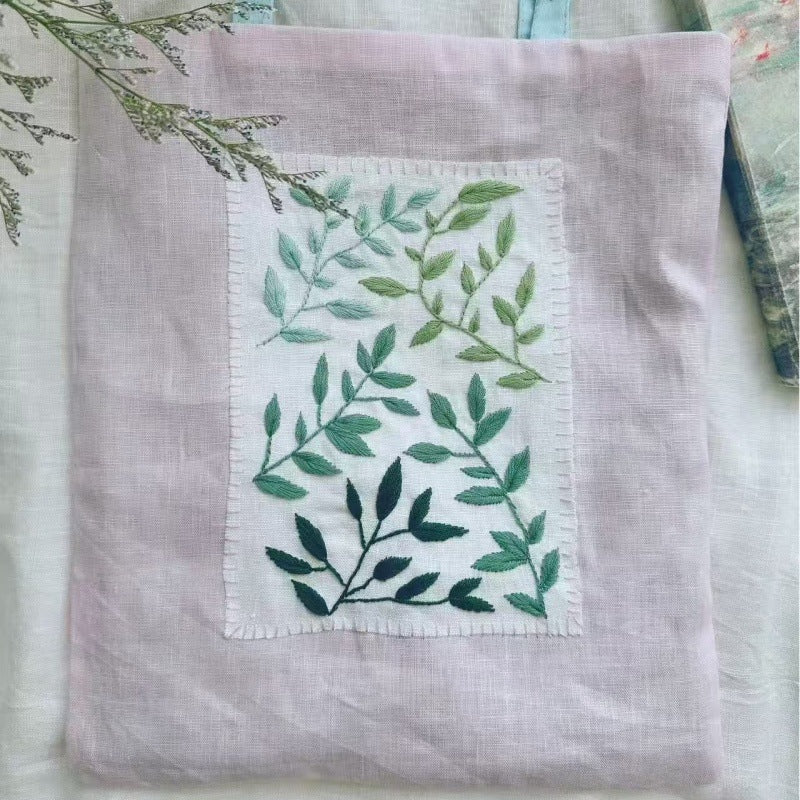 Vintage Botanical Embroidery Bag - DippedShop Wholesale - #1875
