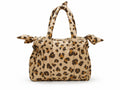 Leopard Print Puffer Lightweight Padded Tote Bag 6W10BBG2403
