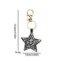Vintage Rhinestones Cross Pendant Keychain Bag Charm 6W10BBC820