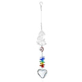Christams Glass Heart Crystal Ball Prism Sun Catcher 6H7HLS145