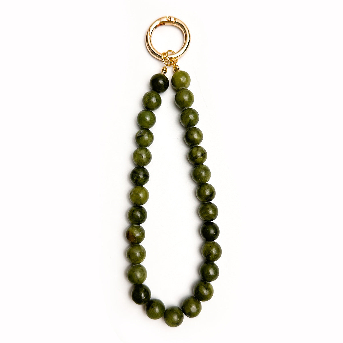 Natural Stone Beaded Keychain - DippedShop Wholesale - #9811