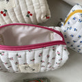 Flower Cherry Cosmetic Bag - DippedShop Wholesale - #2179