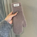 Thermal Knit Mittens - DippedShop Wholesale - #0451