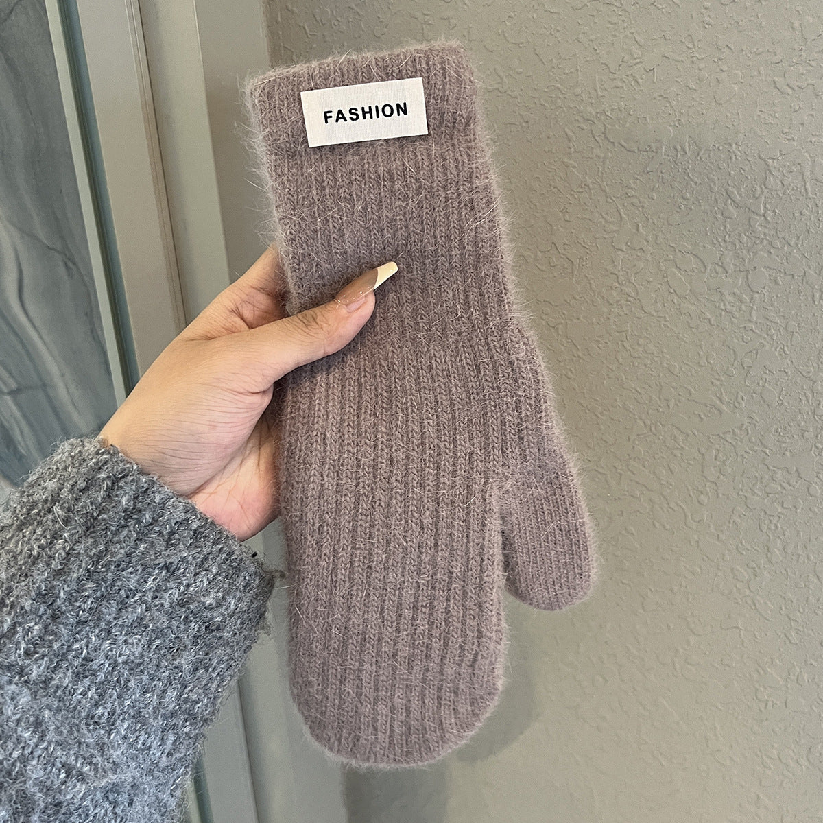 Thermal Knit Mittens - DippedShop Wholesale - #0451