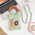 Cute Cartoon Print Knit Crossbody - DippedShop Wholesale - #9619