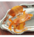 Trendy Pumpkin Strong Hold Acetate Hair Claw 8AS6HCP288L