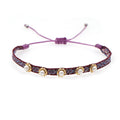 Handmade Seed Bead Braided Adjustable Bracelet 6W6JBR475