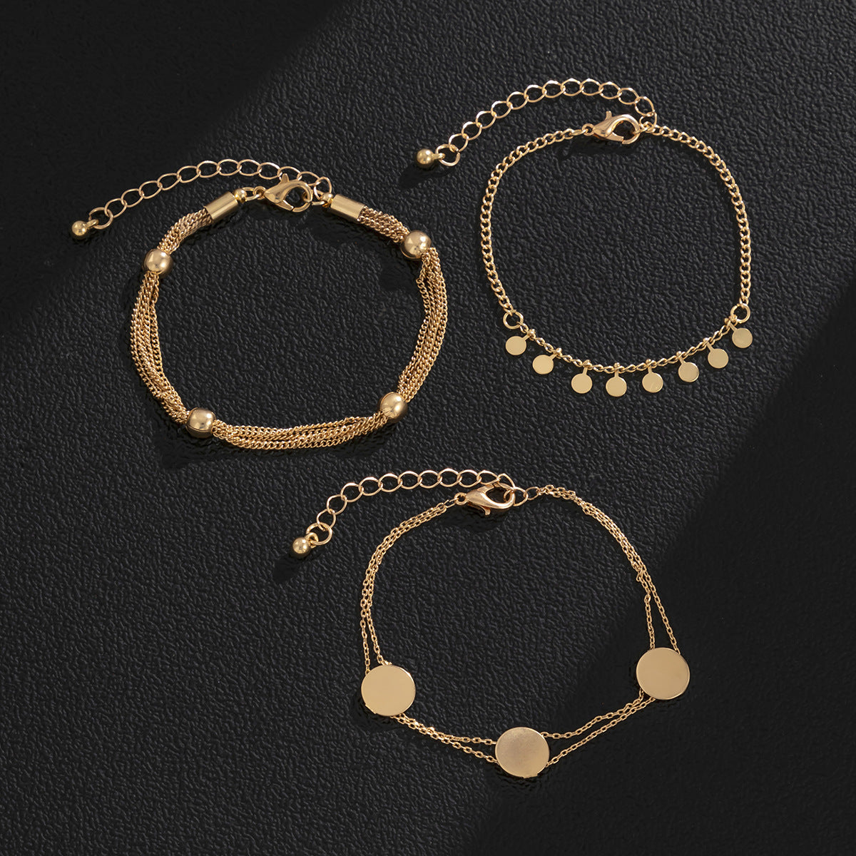 Fahion Gold Plated Multi-Layer - DippedShop Wholesale - #7891