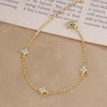 Gold Plated Flower Choker - DippedShop Wholesale - #0179