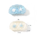 Sweet Ocean Blue Starfish Shell Hair Claw 8AS6HCP319T
