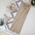 Solid Drawstring Swimwear - DippedShop Wholesale - #2643
