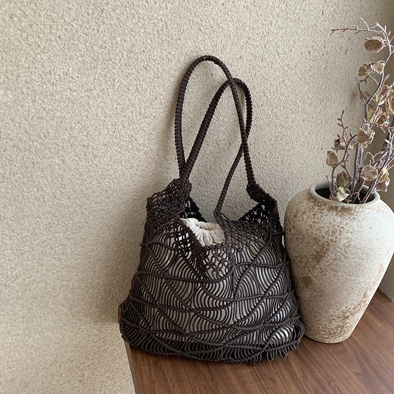 Handmade Hollow Out Beach Bag - DippedShop Wholesale - #1923